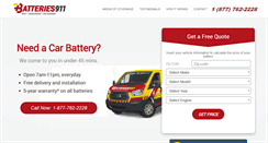 Desktop Screenshot of batteries911.com